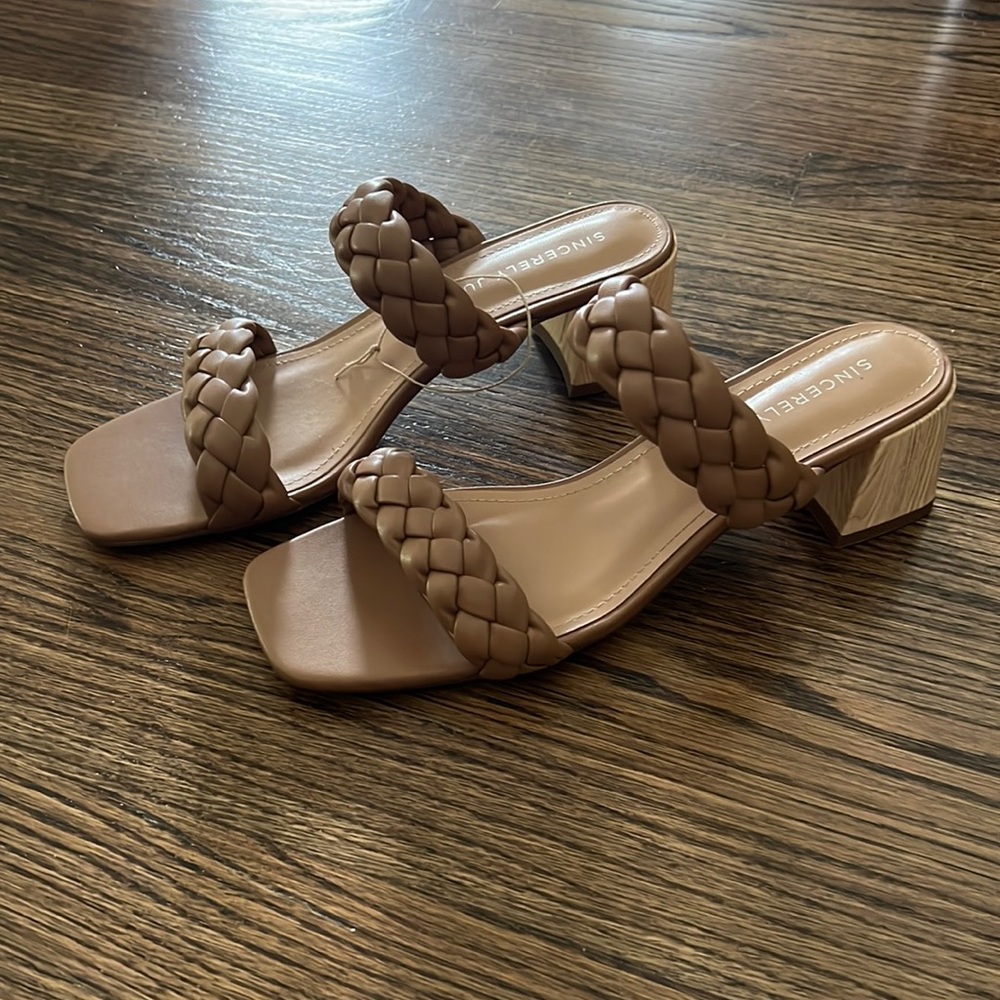 Braided heeled Sandals